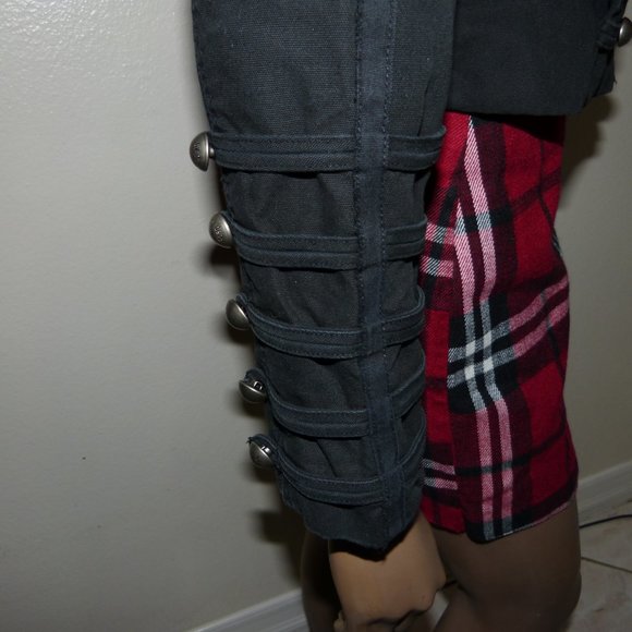 SOLD BY DEEP LOS ANGELES BLACK MILITARY JACKET SZ S - Picture 11 of 16